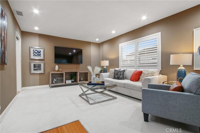 2283 Ximeno Ave, Long Beach, CA 90815 - living room with recessed lighting and carpet flooring