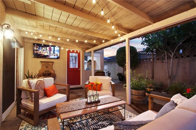 2283 Ximeno Ave, Long Beach, CA 90815 - view of patio featuring an outdoor hangout area