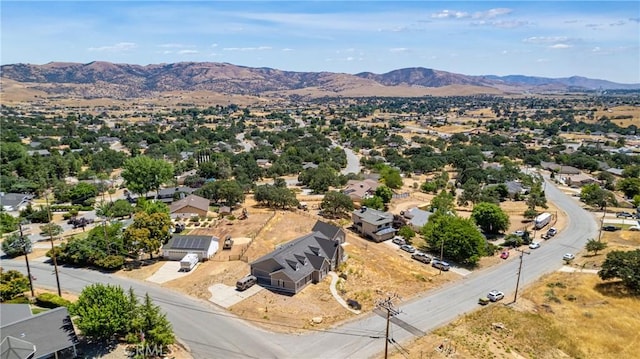 21509 Stage Dr, Tehachapi, CA 93561 - aerial perspective of suburban area with mountains