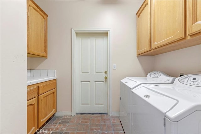 21509 Stage Dr, Tehachapi, CA 93561 - washroom with cabinet space and washer and clothes dryer