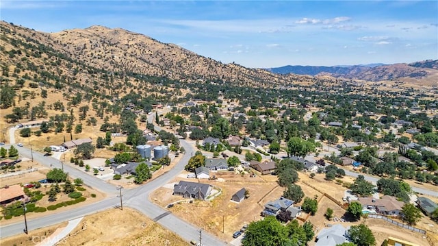 21509 Stage Dr, Tehachapi, CA 93561 - bird's eye view of a mountain backdrop