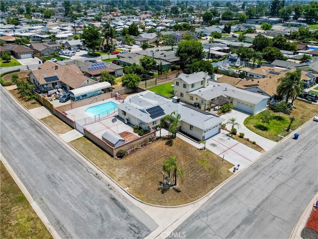 5066 N Nearglen Ave, Covina, CA 91724 - aerial perspective of suburban area with a pool