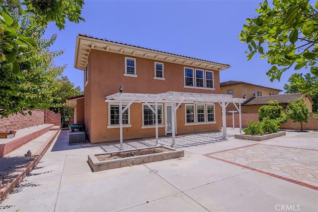 15681 Canon Ln, Chino Hills, CA 91709 - rear view of property with a patio, stucco siding, and a pergola