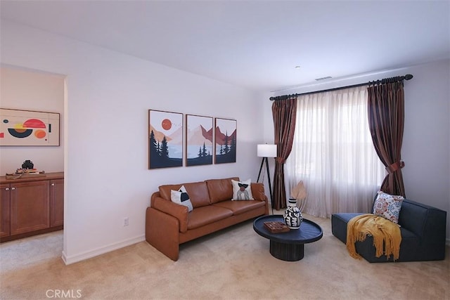 15681 Canon Ln, Chino Hills, CA 91709 - living room featuring light carpet and baseboards