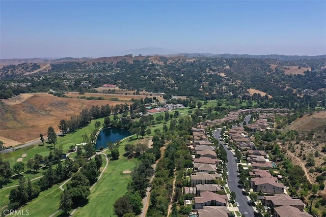 15681 Canon Ln, Chino Hills, CA 91709 - aerial overview of property's location with a large body of water, nearby suburban area, and a local golf course