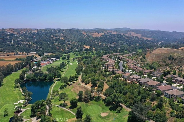 15681 Canon Ln, Chino Hills, CA 91709 - aerial overview of property's location with a water and mountain view, a local golf course, and nearby suburban area