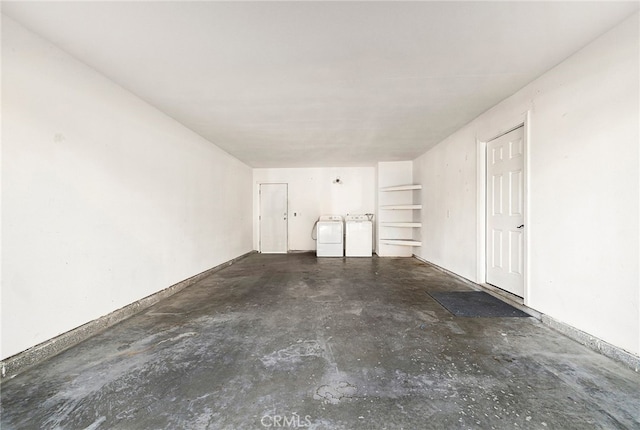 342 Rio Vista Ct, Corning, CA 96021 - unfurnished room with separate washer and dryer and concrete floors