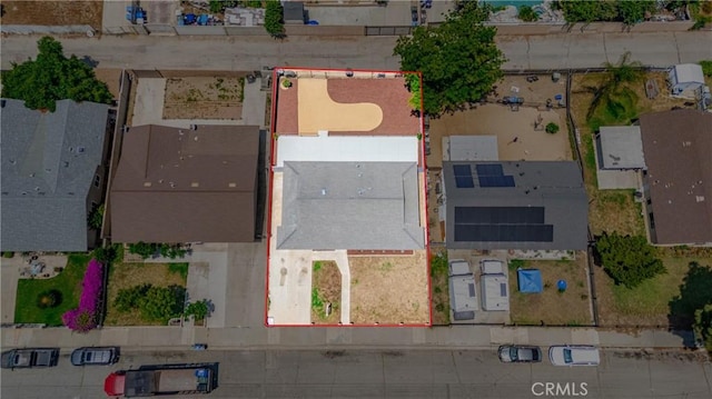 1717 Norval St, Pomona, CA 91766 - aerial view of property and surrounding area with property boundaries highlighted