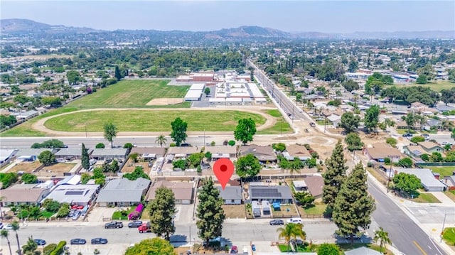 1717 Norval St, Pomona, CA 91766 - drone / aerial view of a mountain backdrop