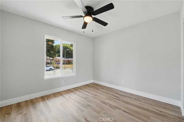 1717 Norval St, Pomona, CA 91766 - empty room with wood finished floors and ceiling fan