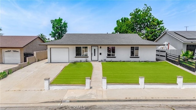 1717 Norval St, Pomona, CA 91766 - ranch-style house with an attached garage, driveway, and stucco siding