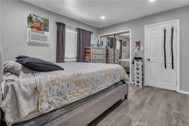 1109 Broadmoor Ave, La Puente, CA 91744 - bedroom featuring wood finished floors, recessed lighting, and a closet