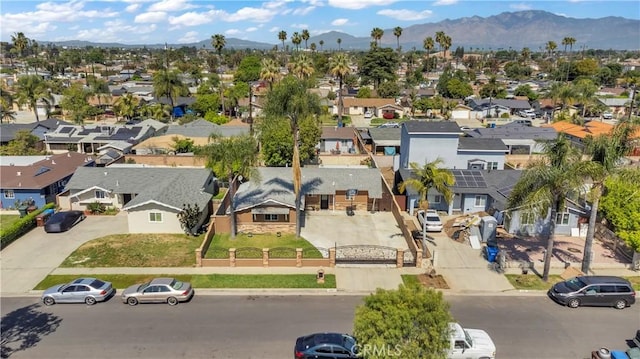 1109 Broadmoor Ave, La Puente, CA 91744 - aerial view of residential area featuring a mountainous background