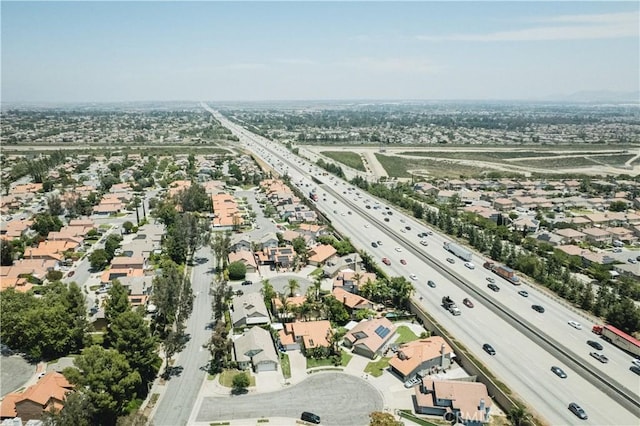 6419 Panorama Ct, Rancho Cucamonga, CA 91737 - aerial overview of property's location featuring a major roadway and nearby suburban area