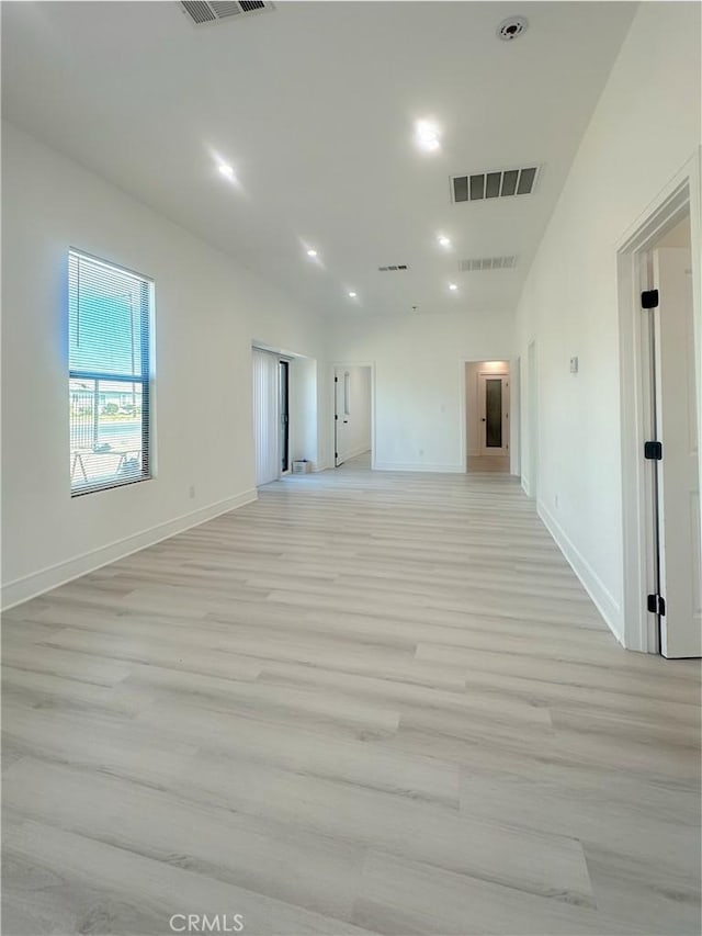 1295 E Whittier Ave, Hemet, CA 92543 - unfurnished room featuring light wood-type flooring and recessed lighting