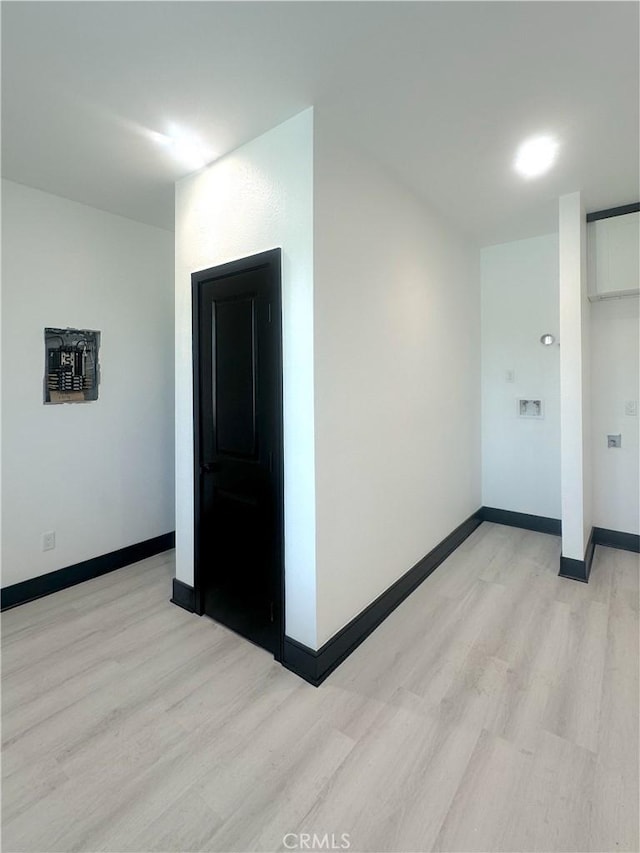 1295 E Whittier Ave, Hemet, CA 92543 - unfurnished room featuring light wood finished floors and baseboards