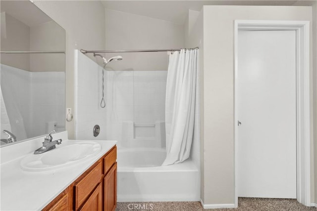 6327 W W Ave J5, Lancaster, CA 93536 - bathroom featuring shower / tub combo and vanity