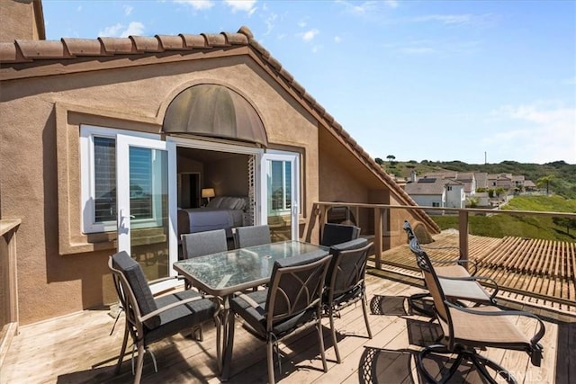 42 Paseo Alba, San Clemente, CA 92672 - view of patio / terrace featuring a wooden deck and outdoor dining space
