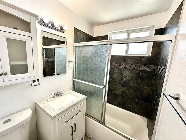 4727 Wilson St, Chino, CA 91710 - full bathroom with vanity and combined bath / shower with glass door