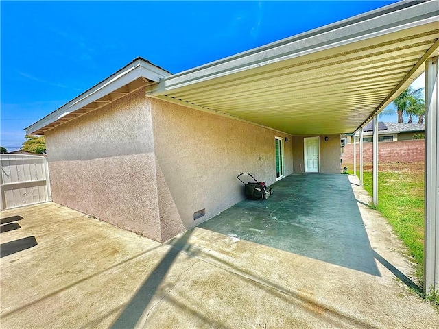 4727 Wilson St, Chino, CA 91710 - view of patio with an attached carport