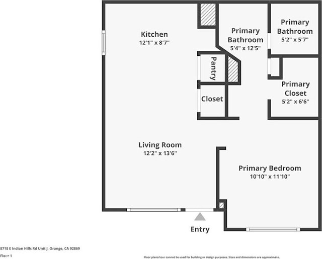 8718 E Indian Hills Rd Unit J, Orange, CA 92869 - view of property floor plan