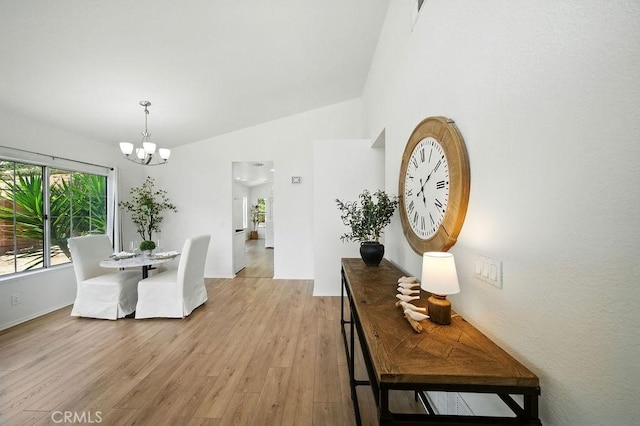 24322 Via Las Junitas, Murrieta, CA 92562 - dining room featuring a chandelier and light wood-style floors