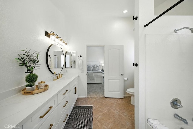 24322 Via Las Junitas, Murrieta, CA 92562 - ensuite bathroom with vanity and  shower combination