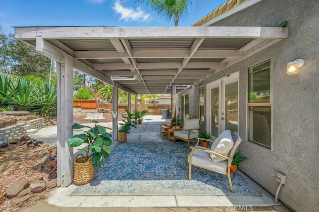 24322 Via Las Junitas, Murrieta, CA 92562 - view of patio with french doors