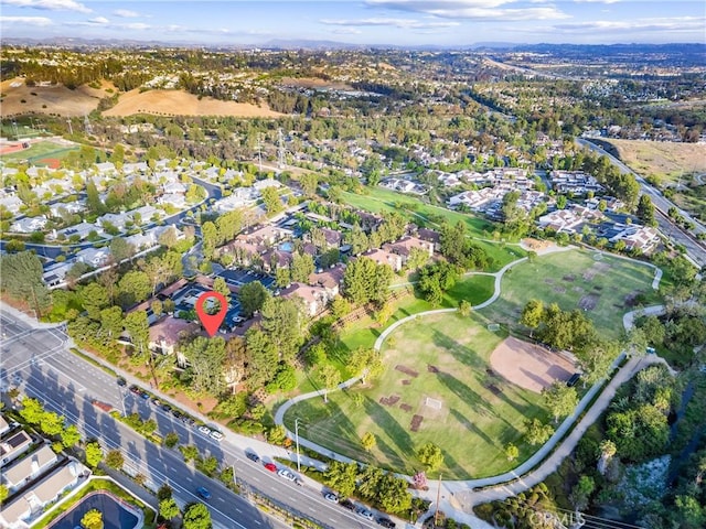 25521 Indian Hill Ln Unit L, Laguna Hills, CA 92653 - aerial view of property's location with nearby suburban area