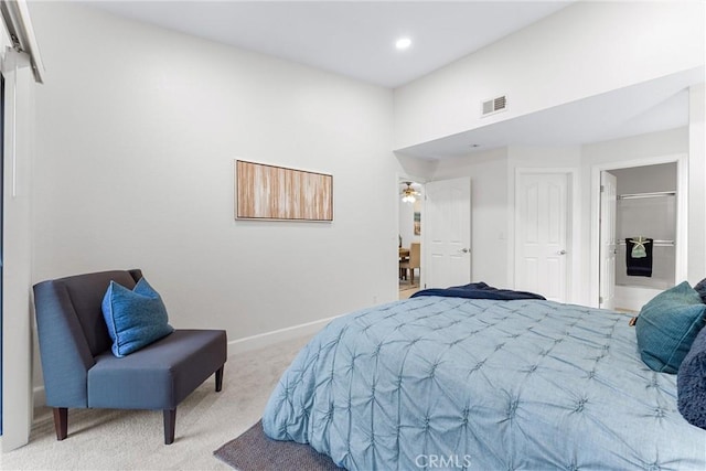 25521 Indian Hill Ln Unit L, Laguna Hills, CA 92653 - bedroom with light carpet and recessed lighting