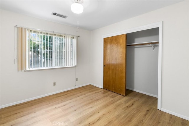 903 San Pablo Ave, Merced, CA 95348 - unfurnished bedroom featuring wood finished floors and a closet