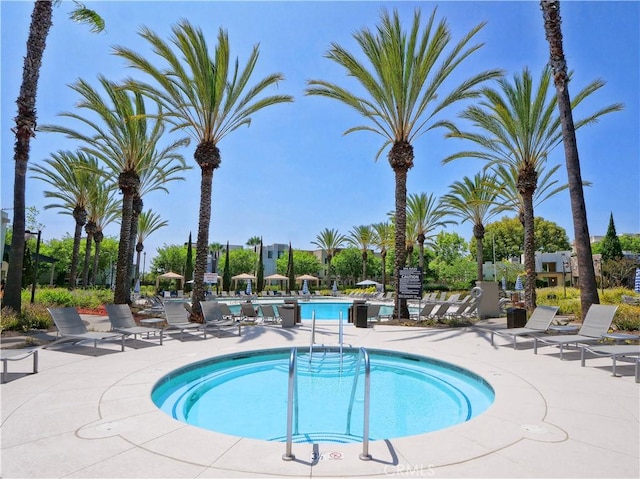5429 Strand Unit 101, Hawthorne, CA 90250 - community pool featuring a patio area