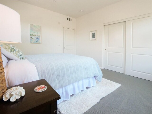 5429 Strand Unit 101, Hawthorne, CA 90250 - bedroom with dark carpet and a closet