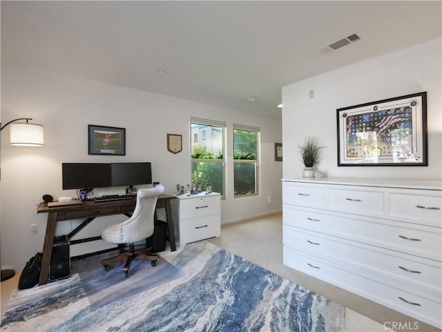 5429 Strand Unit 101, Hawthorne, CA 90250 - office area featuring baseboards and light colored carpet