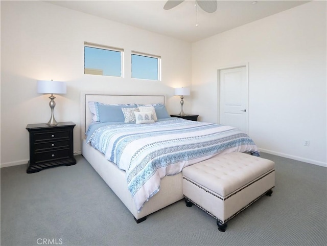 5429 Strand Unit 101, Hawthorne, CA 90250 - carpeted bedroom featuring baseboards and ceiling fan