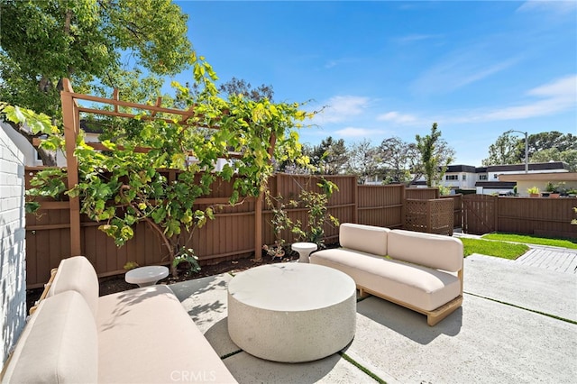 33 Seton Rd, Irvine, CA 92612 - fenced backyard featuring a patio area and outdoor lounge area