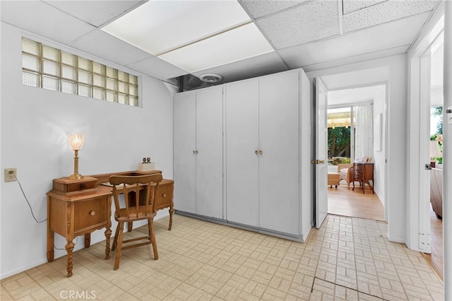 9700 Nita Ave, Chatsworth, CA 91311 - office area with a paneled ceiling