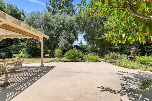 9700 Nita Ave, Chatsworth, CA 91311 - view of patio / terrace featuring a pergola and outdoor dining area