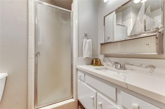 9700 Nita Ave, Chatsworth, CA 91311 - bathroom with a shower stall and vanity