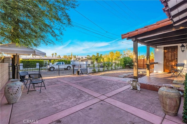 68613 E St, Cathedral City, CA 92234 - view of patio