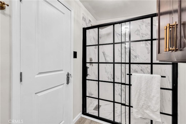 68613 E St, Cathedral City, CA 92234 - full bathroom featuring a marble finish shower