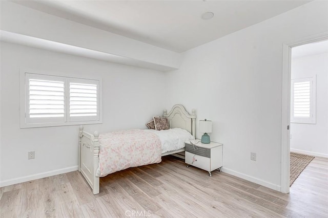 715 S Norton Ave, Los Angeles, CA 90005 - bedroom featuring light wood-type flooring and baseboards