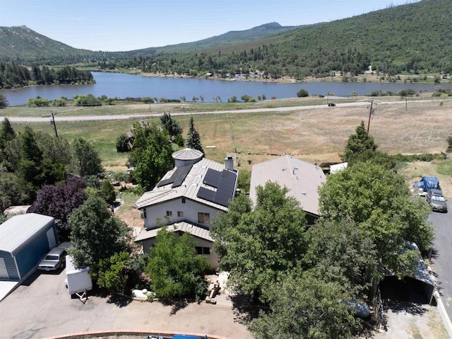 34667 Navajo Rd, Julian, CA 92036 - drone / aerial view of a water and mountain view