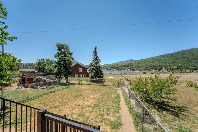 34667 Navajo Rd, Julian, CA 92036 - view of yard featuring a water view