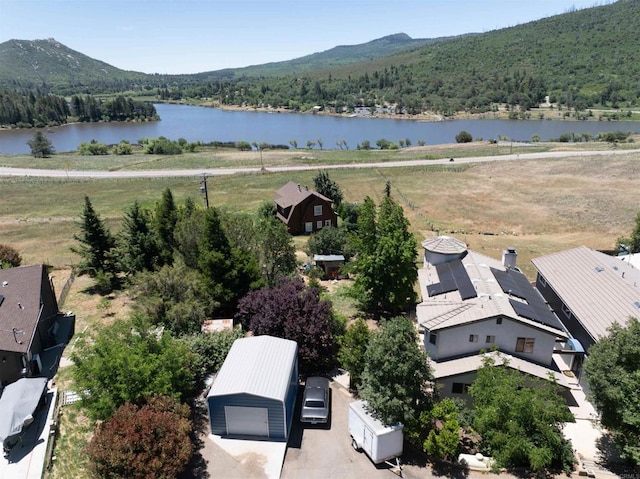 34667 Navajo Rd, Julian, CA 92036 - drone / aerial view of a water and mountain view