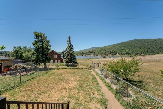 34667 Navajo Rd, Julian, CA 92036 - view of yard featuring a water and mountain view