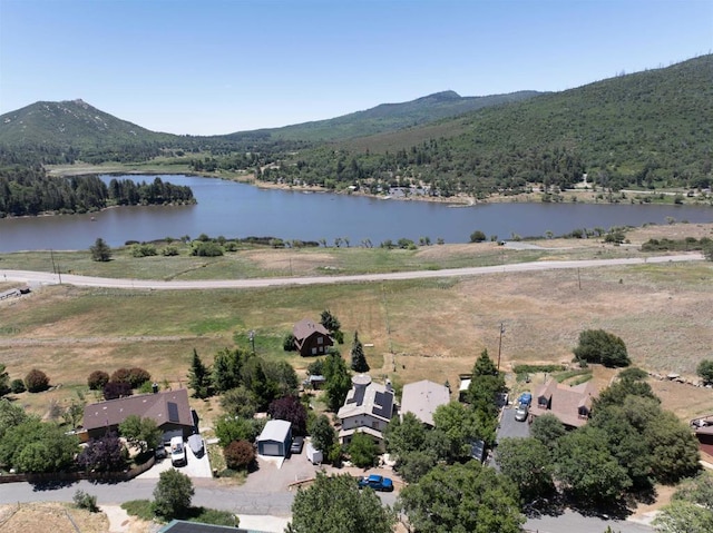 34667 Navajo Rd, Julian, CA 92036 - aerial view of a water and mountain view and a forest