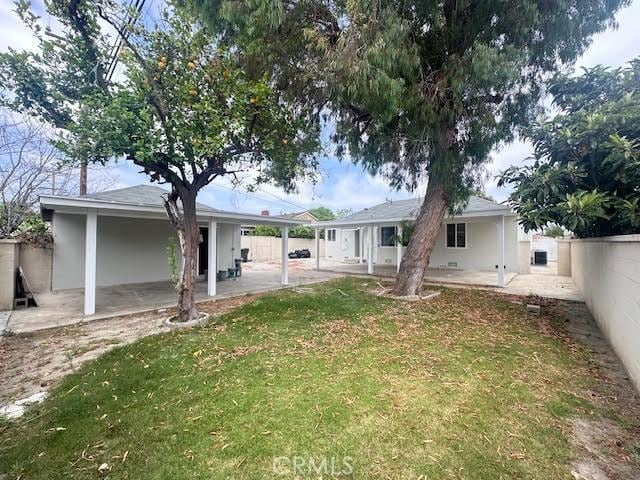603 N Hawthorn St, Anaheim, CA 92805 - back of house featuring a patio area