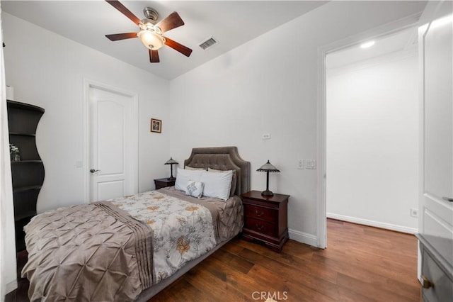 26677 Avenida Del Oro, Temecula, CA 92590 - bedroom featuring wood finished floors and a ceiling fan