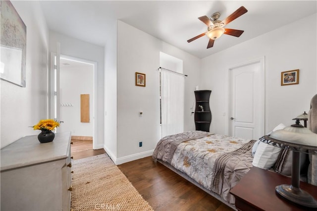 26677 Avenida Del Oro, Temecula, CA 92590 - bedroom with wood finished floors and ceiling fan
